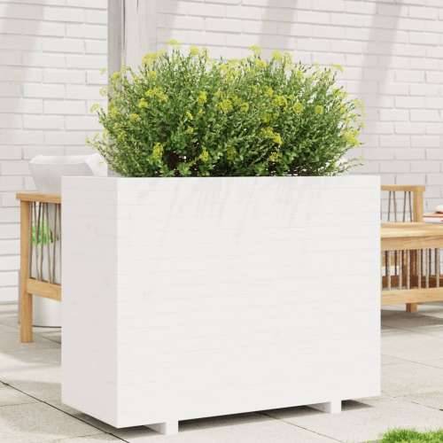 Vrtna sadilica bijela 90x40x72,5 cm od masivne borovine - Bijela 90 x 40 x 72.5 cm 1 Cijena