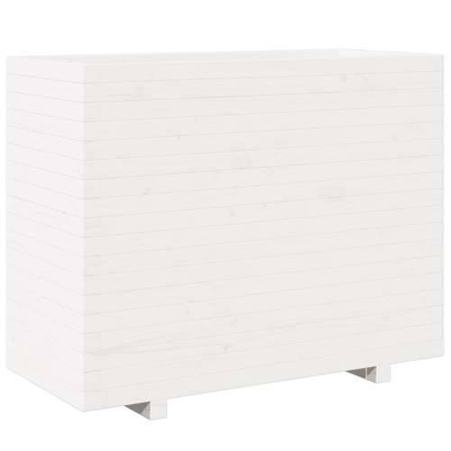 Vrtna sadilica bijela 90x40x72,5 cm od masivne borovine - Bijela 90 x 40 x 72.5 cm 1 Cijena