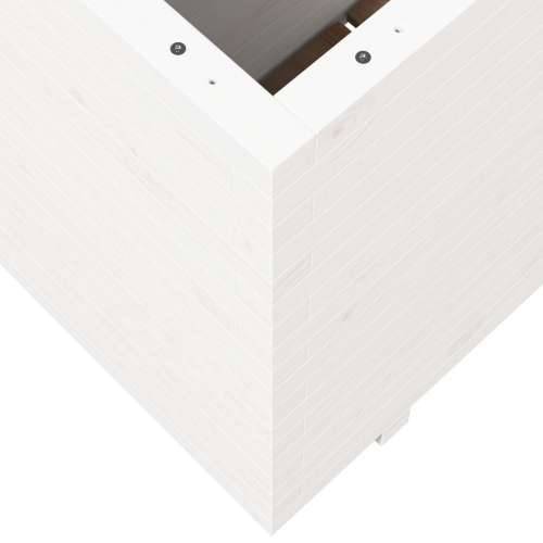 Vrtna sadilica bijela 90x40x72,5 cm od masivne borovine - Bijela 90 x 40 x 72.5 cm 1 Cijena