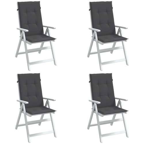 Jastuci za stolice 4 kom prošarano antracit 120x50x4cm tkanina prošarana antracit 120 x 50 x 4 cm 4 Cijena