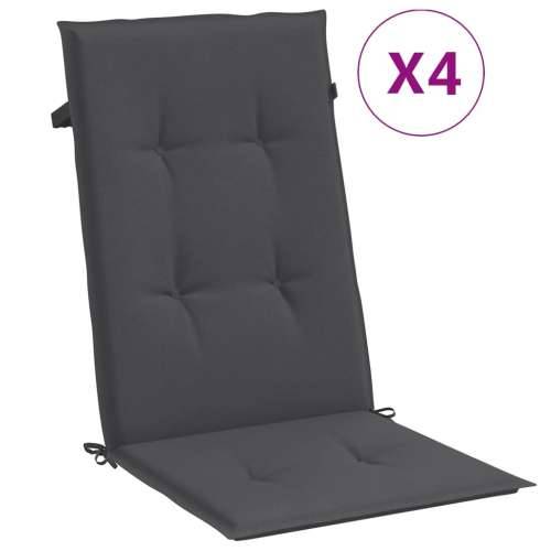 Jastuci za stolice 4 kom prošarano antracit 120x50x4cm tkanina prošarana antracit 120 x 50 x 4 cm 4 Cijena