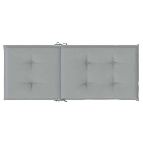 Jastuci za stolice 2 kom svjetlosivi 120 x 50 x 4 cm od tkanine prošarana svjetlosiva 120 x 50 x 4 cm 2 Cijena