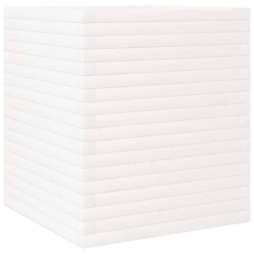 Vrtna sadilica bijela 60x60x68,5 cm od masivne borovine - Bijela 60 x 60 x 68.5 cm 1 Cijena