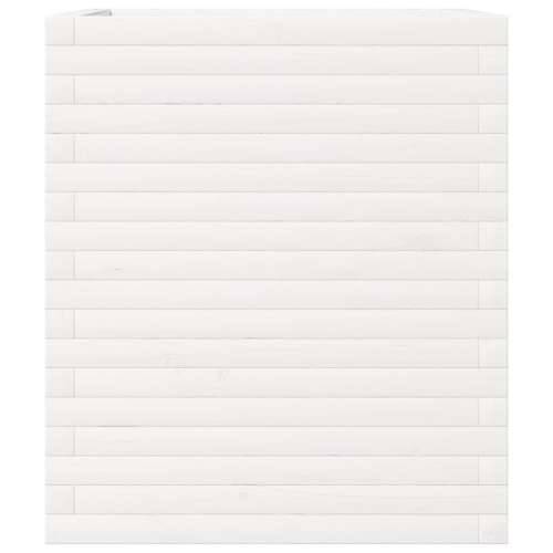 Vrtna sadilica bijela 60x60x68,5 cm od masivne borovine - Bijela 60 x 60 x 68.5 cm 1 Cijena