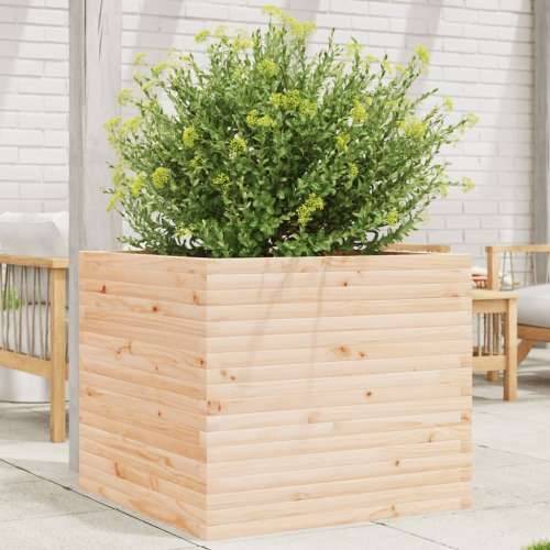 Vrtna sadilica 80x80x68,5 cm od masivne borovine - Prirodna boja bora 80 x 80 x 68.5 cm 1 Cijena