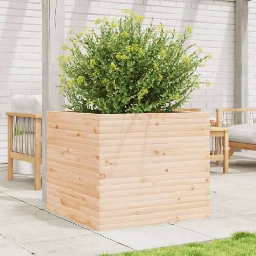 Vrtna sadilica 80x80x68,5 cm od masivne borovine - Prirodna boja bora 80 x 80 x 68.5 cm 1 Cijena