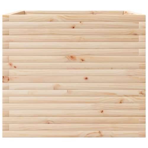 Vrtna sadilica 80x80x68,5 cm od masivne borovine - Prirodna boja bora 80 x 80 x 68.5 cm 1 Cijena