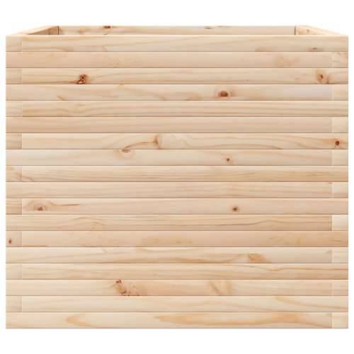 Vrtna sadilica 80x80x68,5 cm od masivne borovine - Prirodna boja bora 80 x 80 x 68.5 cm 1 Cijena