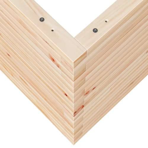 Vrtna sadilica 80x80x68,5 cm od masivne borovine - Prirodna boja bora 80 x 80 x 68.5 cm 1 Cijena