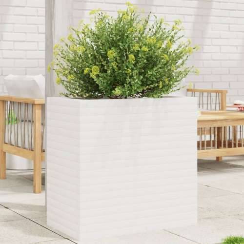 Vrtna sadilica bijela 70x40x68,5 cm od masivne borovine - Bijela 70 x 40 x 68.5 cm 1 Cijena