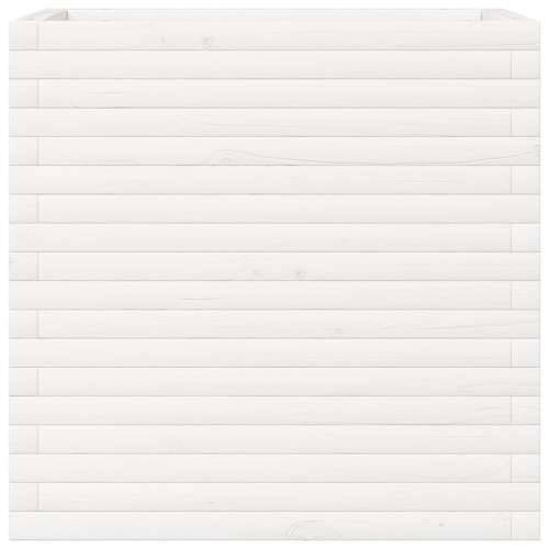 Vrtna sadilica bijela 70x40x68,5 cm od masivne borovine - Bijela 70 x 40 x 68.5 cm 1 Cijena