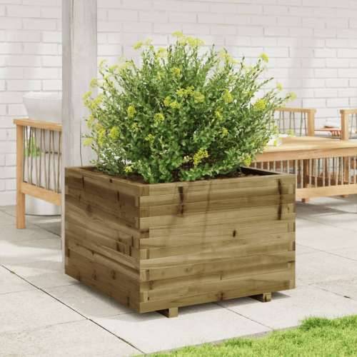 Vrtna sadilica 70x70x49,5 cm od impregnirane borovine - Prirodno impregnirano 70 x 70 x 49.5 cm 1 Cijena