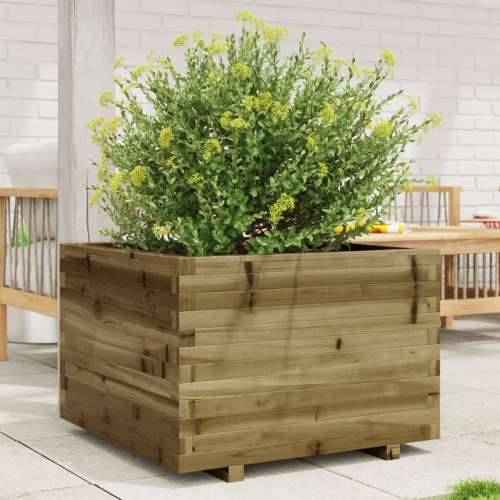 Vrtna sadilica 70x70x49,5 cm od impregnirane borovine - Prirodno impregnirano 70 x 70 x 49.5 cm 1 Cijena