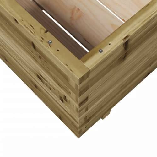 Vrtna sadilica 70x70x49,5 cm od impregnirane borovine - Prirodno impregnirano 70 x 70 x 49.5 cm 1 Cijena