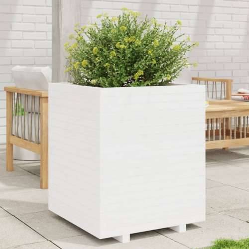 Vrtna sadilica bijela 60x60x72,5 cm od masivne borovine - Bijela 60 x 60 x 72.5 cm 1 Cijena