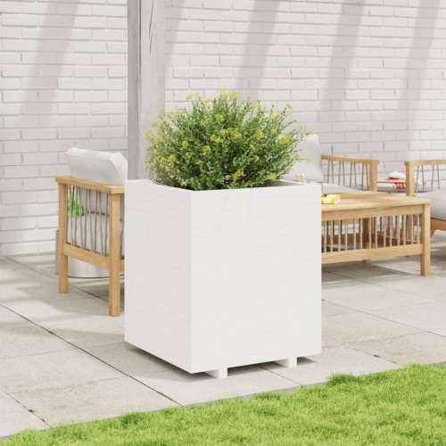 Vrtna sadilica bijela 60x60x72,5 cm od masivne borovine - Bijela 60 x 60 x 72.5 cm 1 Cijena