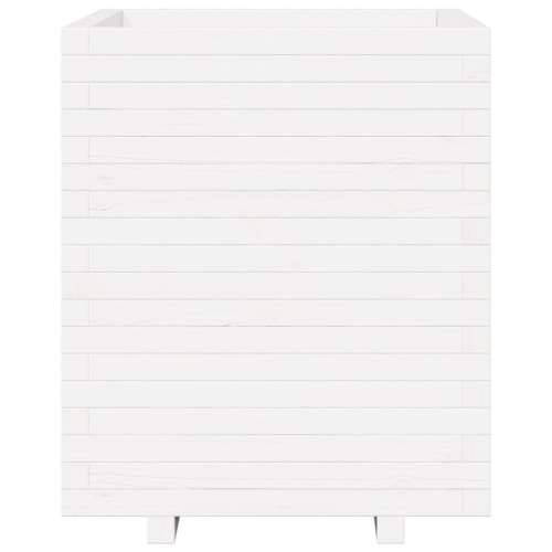 Vrtna sadilica bijela 60x60x72,5 cm od masivne borovine - Bijela 60 x 60 x 72.5 cm 1 Cijena