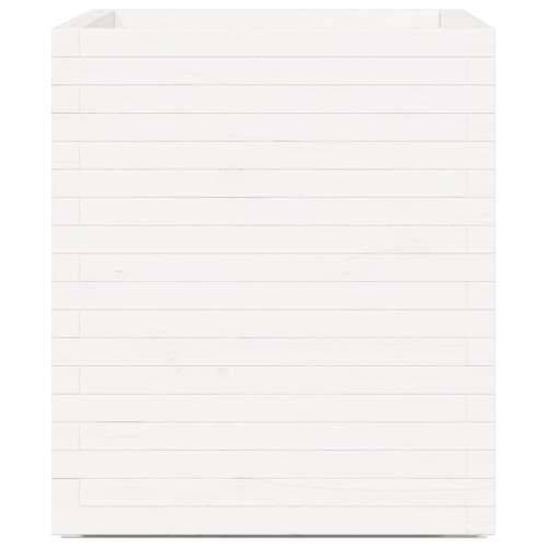 Vrtna sadilica bijela 60x60x72,5 cm od masivne borovine - Bijela 60 x 60 x 72.5 cm 1 Cijena