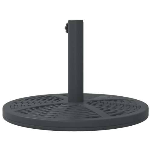 Baza suncobrana za stupove Ø 38/48 mm 12 kg okrugla - 1 12 kg bez kotača Cijena