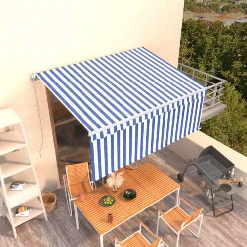 Tenda na ručno uvlačenje s roletom 3,5 x 2,5 m plavo-bijela   - Plava i bijela 3.5 x 2.5 m 1 Cijena