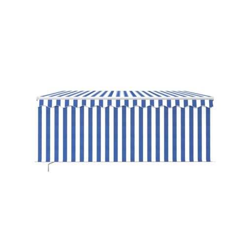 Tenda na ručno uvlačenje s roletom 3,5 x 2,5 m plavo-bijela   - Plava i bijela 3.5 x 2.5 m 1 Cijena