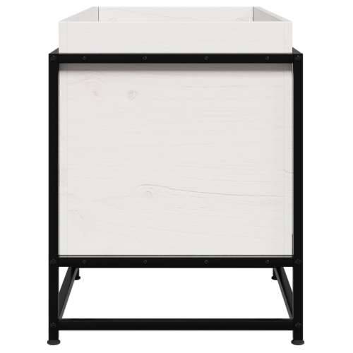 Vrtna sadilica bijela 80x40x50 cm od masivne borovine - Bijela boja bora 80 x 40 x 50 cm 1 Cijena