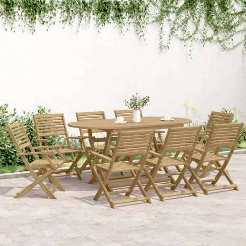 Sklopive vrtne stolice 6 kom 54,5x61,5x86,5 cm od drva bagrema - 6 S naslonom za ruke Cijena