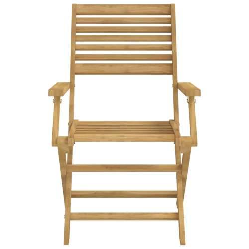 Sklopive vrtne stolice 6 kom 54,5x61,5x86,5 cm od drva bagrema - 6 S naslonom za ruke Cijena