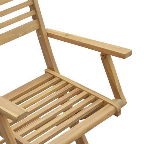 Sklopive vrtne stolice 6 kom 54,5x61,5x86,5 cm od drva bagrema - 6 S naslonom za ruke Cijena