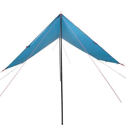 Cerada za kampiranje plava 430 x 380 x 210 cm vodootporna - Plava taft 1 Cijena