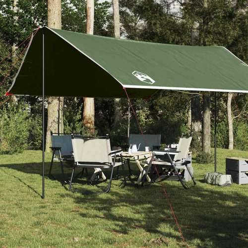Cerada za kampiranje zelena 430 x 380 x 210 cm vodootporna - Zelena oxford 1 Cijena