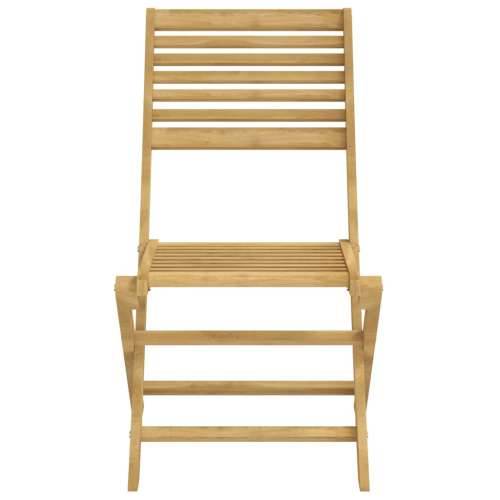 Sklopive vrtne stolice 8 kom 48,5x61,5x87 cm od drva bagrema - 8 Bez naslona za ruke Cijena