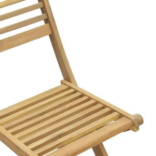 Sklopive vrtne stolice 8 kom 48,5x61,5x87 cm od drva bagrema - 8 Bez naslona za ruke Cijena