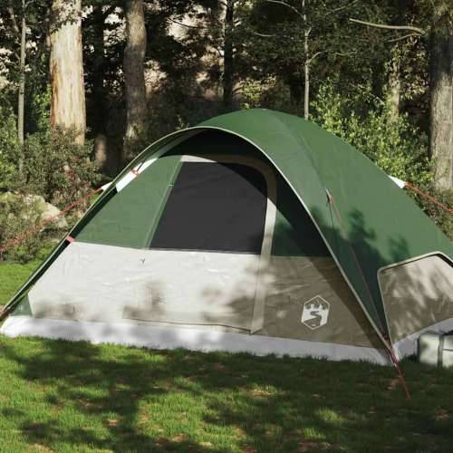 Kupolasti obiteljski šator za 6 osoba zeleni vodootporni - Zelena 270 x 210 x 145 cm 1 Cijena