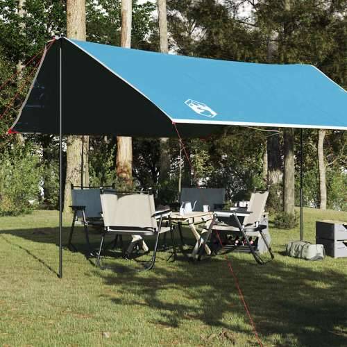 Cerada za kampiranje plava 430 x 380 x 210 cm vodootporna - Plava oxford 1 Cijena
