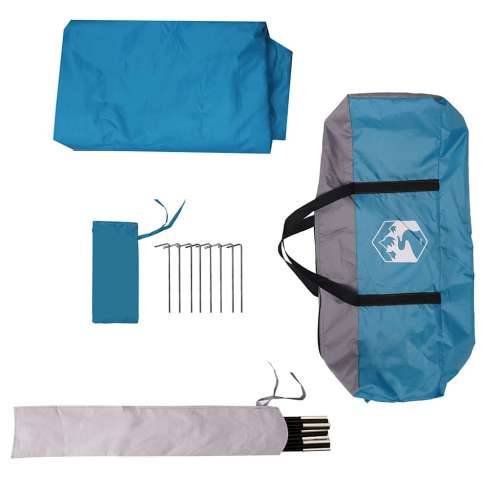Cerada za kampiranje plava 430 x 380 x 210 cm vodootporna - Plava oxford 1 Cijena