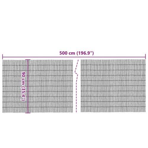 Vrtna ograda 500x90 cm od trske - Smeđa 500 x 90 cm 1 Cijena