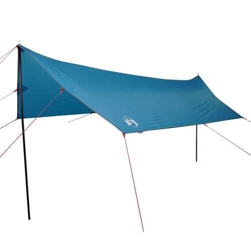 Cerada za kampiranje plava 460 x 305 x 210 cm vodootporna - Plava taft 1 Cijena