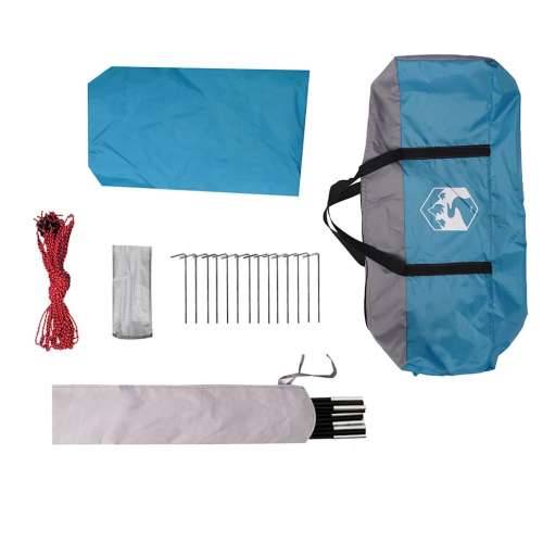 Cerada za kampiranje plava 460 x 305 x 210 cm vodootporna - Plava taft 1 Cijena