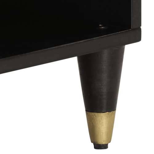 TV ormarić 100 x 33 x 46 cm od masivnog drva manga - Crna 1 Cijena