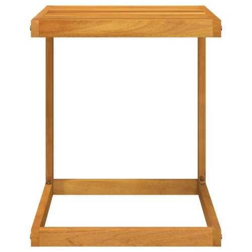 Stolić u obliku slova C 42 x 40 x 50 cm masivno drvo bagrema Cijena