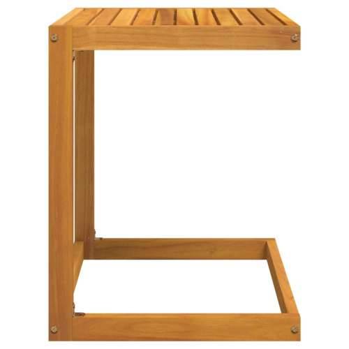Stolić u obliku slova C 42 x 40 x 50 cm masivno drvo bagrema Cijena