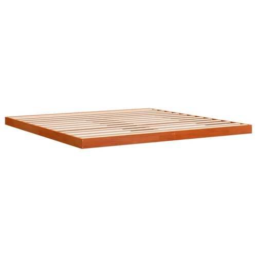 Okvir kreveta voštano smeđi 200 x 200 cm od masivne borovine - Voštano smeđa 200 x 200 cm Cijena