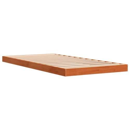 Okvir kreveta voštano smeđi 100 x 200 cm od masivne borovine - Voštano smeđa 100 x 200 cm Cijena