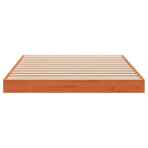 Okvir kreveta voštano smeđi 100 x 200 cm od masivne borovine - Voštano smeđa 100 x 200 cm Cijena