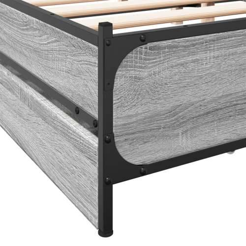 Okvir za krevet s ladicama boja sivog hrasta 135x190 cm - Sivi hrast sonoma 135 x 190 cm Cijena
