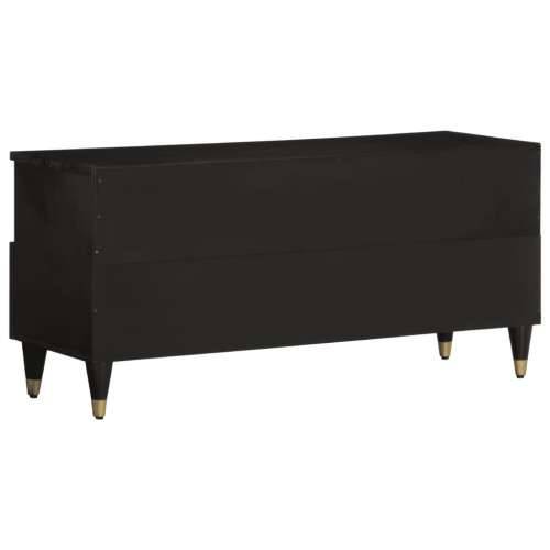 TV ormarić 100 x 33 x 46 cm od masivnog drva manga - Crna 1 Cijena