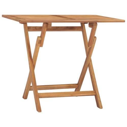 Sklopivi Vrtni stol - Blagovaonski stol 90x60x75 cm masivna tikovina Cijena