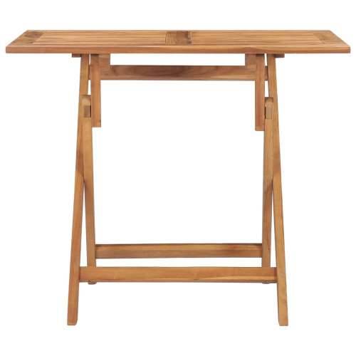 Sklopivi Vrtni stol - Blagovaonski stol 90x60x75 cm masivna tikovina Cijena
