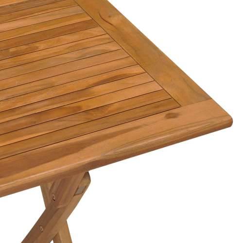 Sklopivi Vrtni stol - Blagovaonski stol 90x60x75 cm masivna tikovina Cijena